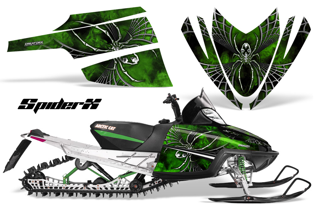 Arctic Cat M Series CrossFire Graphics Kit SpiderX Green